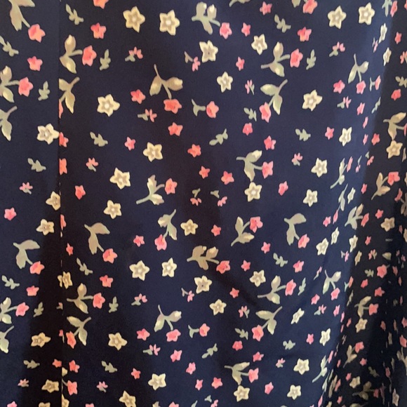 Christopher and Banks corset lace up back floral print dress size 14 - Picture 2 of 6